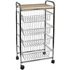 Carrello porta vivande 4 cestelli Elegance