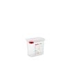 Contenitore per alimenti con coperchio cm 17,5x10,5x15 GN 1/9