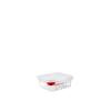 Contenitore per alimenti con coperchio cm 17,5x16,5x6,5 GN 1/6