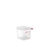 Contenitore per alimenti con coperchio cm 17,5x16,5x15 GN 1/6