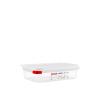 Contenitore per alimenti con coperchio cm 26,5x16,5x6,5 GN 1/4