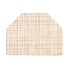 Set 4 tovagliette sagomate antimacchia Jacquard beige cm 29,5x39,5