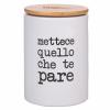 Barattolo in ceramica SPQR Mettece quello che te pare