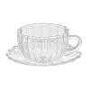 Set 6 tazzine da caffè con piattino romantic Tea Time