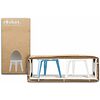Set 2 porta uovo Rocket azzurro e bianco