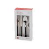 Set 24 posate in acciaio inox con manico in plastica Domo