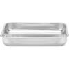 Teglia da forno in acciaio inox cm 20x14x4,5