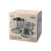 Batteria pentole 5 pezzi in acciaio inox Genesis