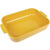 Pirofila rettangolare Appolia giallo zafferano cm 36x23x7