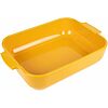 Pirofila rettangolare Appolia giallo zafferano cm 40x27x8