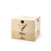 Set 4 calici in vetro Martini cl 25
