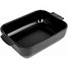 Pirofila rettangolare Appolia nero satin cm 25x16x6