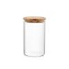 Barattolo in vetro borosilicato con tappo in legno 1,1 litri