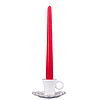 Porta candela in ceramica cuore Xmas White