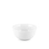 Set 6 coppette festonate in porcellana bianca cm 14