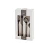 Set 24 posate in acciaio inox lucido Aurum