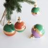 Set 6 palle Modern per albero di Natale (colori assortiti)