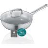 Wok con coperchio Tricion Resist cm 26