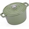 Casseruola in ghisa con coperchio B.Iron Green