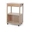 Carrello porta vivande in legno BenChef naturale
