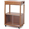 Carrello porta vivande Benchef noce
