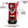 Macchina caffè espresso Moderna Red