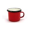 Tazzina da caffè in smalto rosso