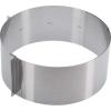 Stampo torta ad anello in acciaio inox diametro variabile 16-30 cm