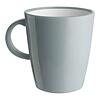 Tazza mug da campeggio in melamina grigio 300 ml