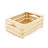 Cassetta in legno di faggio natuale cm 30x20x10