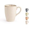 Set 4 tazze mug in porcellana colorate Pearl