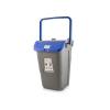 Pattumiera Ecology 35 litri azzurro