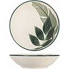 Set 12 piatti fondi in stoneware Maranta cm 20,5