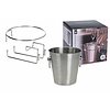 Secchiello champagne in acciaio inox con supporto cm 22