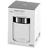 Barattolo in vetro borosilicato con coperchio inox 0,5 litri