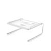 Tavolino vassoio colazione a letto in ferro bianco Loft cm 21x21,5x10