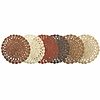 Set 6 tovagliette Uncinetto Chocolate cm 38