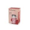 Brocca in vetro con tappo in plastica grigio Kosem 1,4 litri