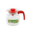 Bricco Pyrex con coperchio rosso litri 1