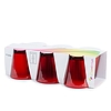 Set 6 bicchieri acqua Generation rosso cl 25