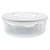 Set 3 contenitori tondi per alimenti Family Food bianco