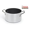 Casseruola alta a due manici in alluminio antiaderente cm 24