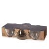 Set 6 tazzine da caffè in vetro Pearls Aurea