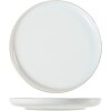 Set 6 piatti frutta in porcellana filo oro Pearl cm 19