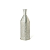 Vaso in alluminio finitura argento Chennai cm 19x57