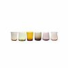 Set 6 bicchieri tumbler nuance ambra rosa Diseguale