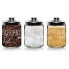 Set 3 barattoli cucina Easy White cc 800