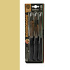 Set 6 coltelli da tavola Ispirazione Natura legno nero