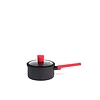 Casseruola in alluminio con coperchio e manico soft touch Pulse