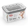Barattolo rettangolare ermetico Tosca grigio
